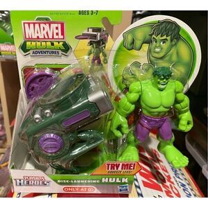 Playskool Heroes Marvel Hulk Adventures Disc Launching Hulk Target BRAND NEW